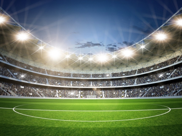 fototapeta stadion piłkarski do pokoju chłopca