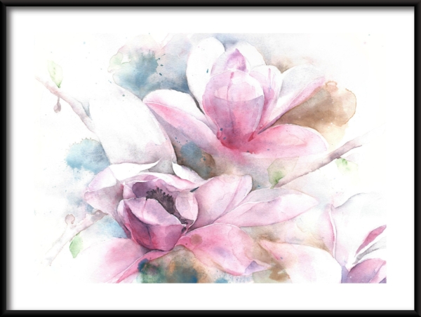 Plakat Wiosenne Magnolie