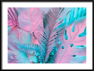 Plakat Neonowe Palmy