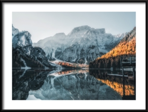 Plakat Jezioro Braies