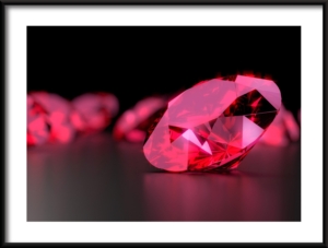 Plakat Rubinowy Diament