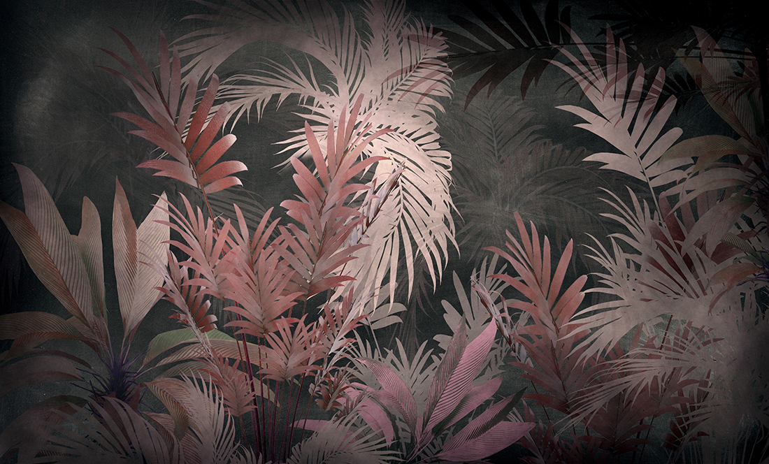 Tropical,Trees,And,Leaves,-,3d,Wallpaper,-,Wallpaper,Mural-