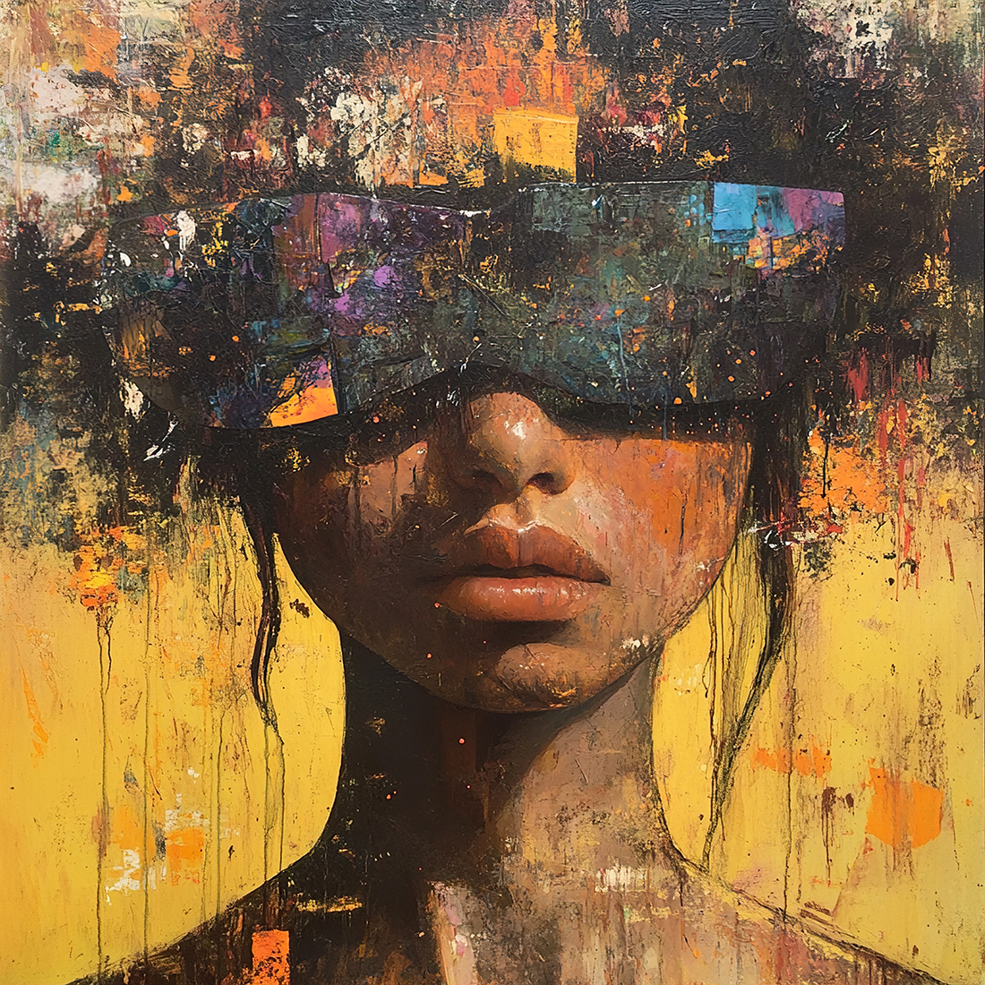 Abstract Woman Portrait: Virtual Reality and Identity
