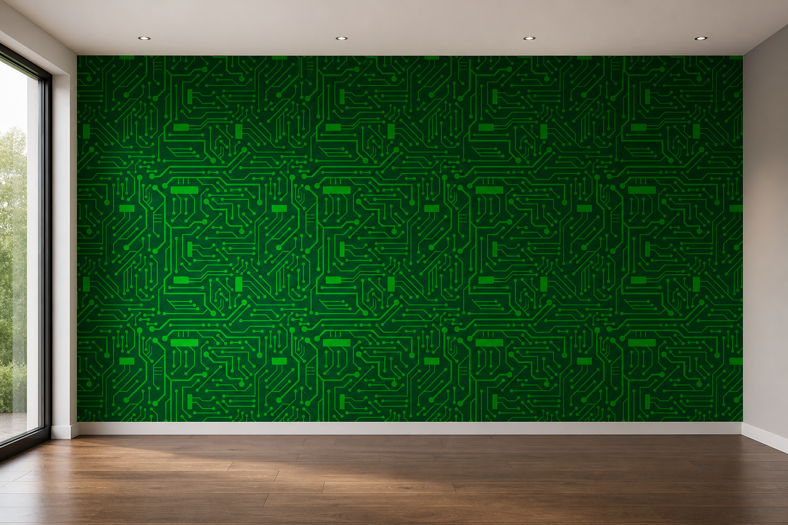fototapeta Fototapeta Płytka Drukowana wzór 2 w aranżacji salonu fototapeta Fototapeta Płytka Drukowana wzór 2 w aranżacji salonu