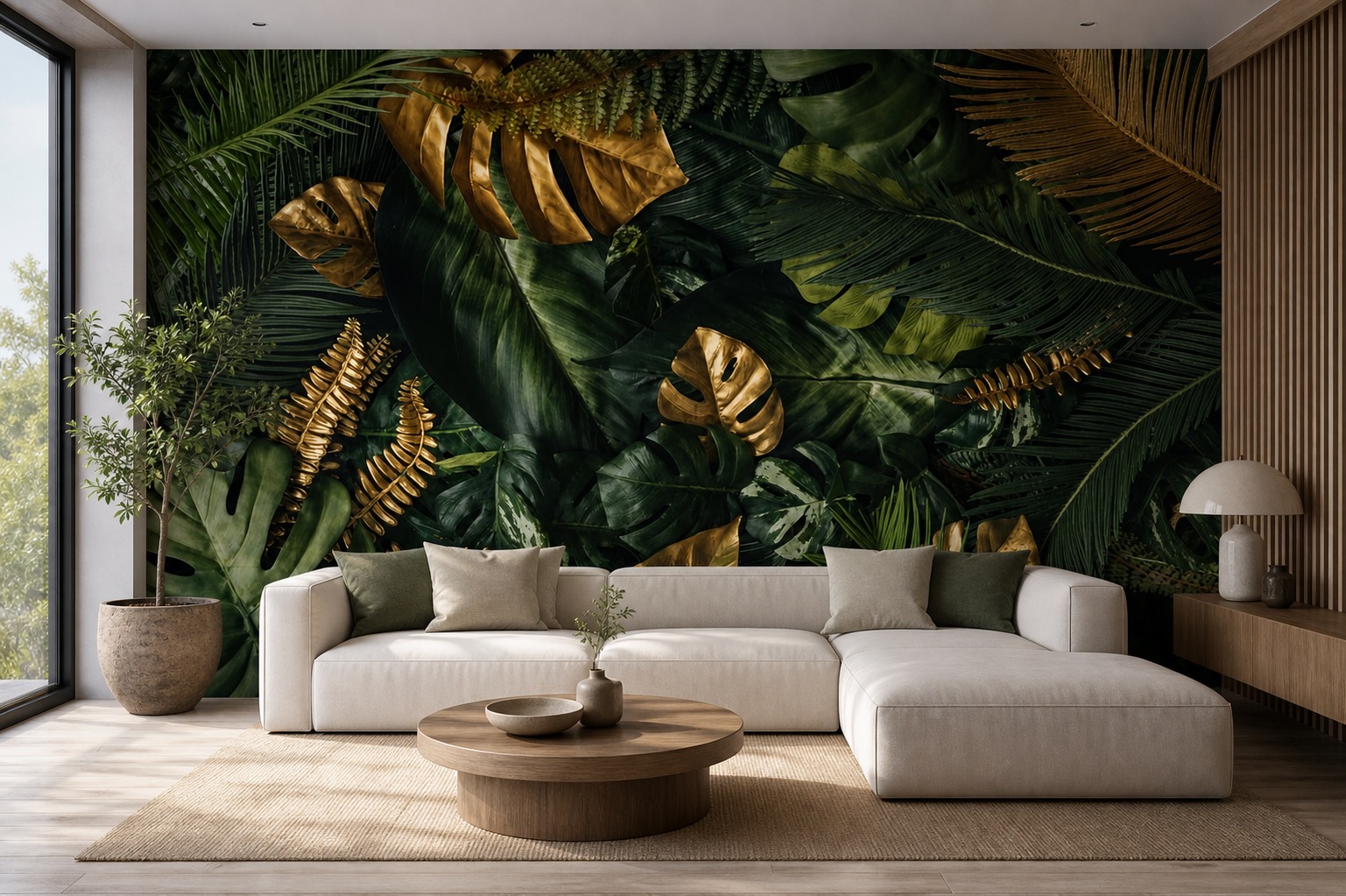 fototapeta Fototapeta Liście Palmy wzór 3 na ścianie w salonie fototapeta Fototapeta Liście Palmy wzór 3 na ścianie w salonie