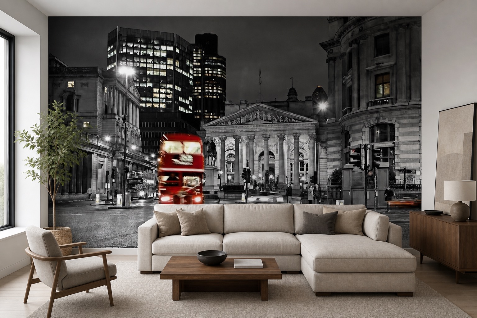 fototapeta Fototapeta Londyn Nocą na ścianie w salonie fototapeta Fototapeta Londyn Nocą na ścianie w salonie