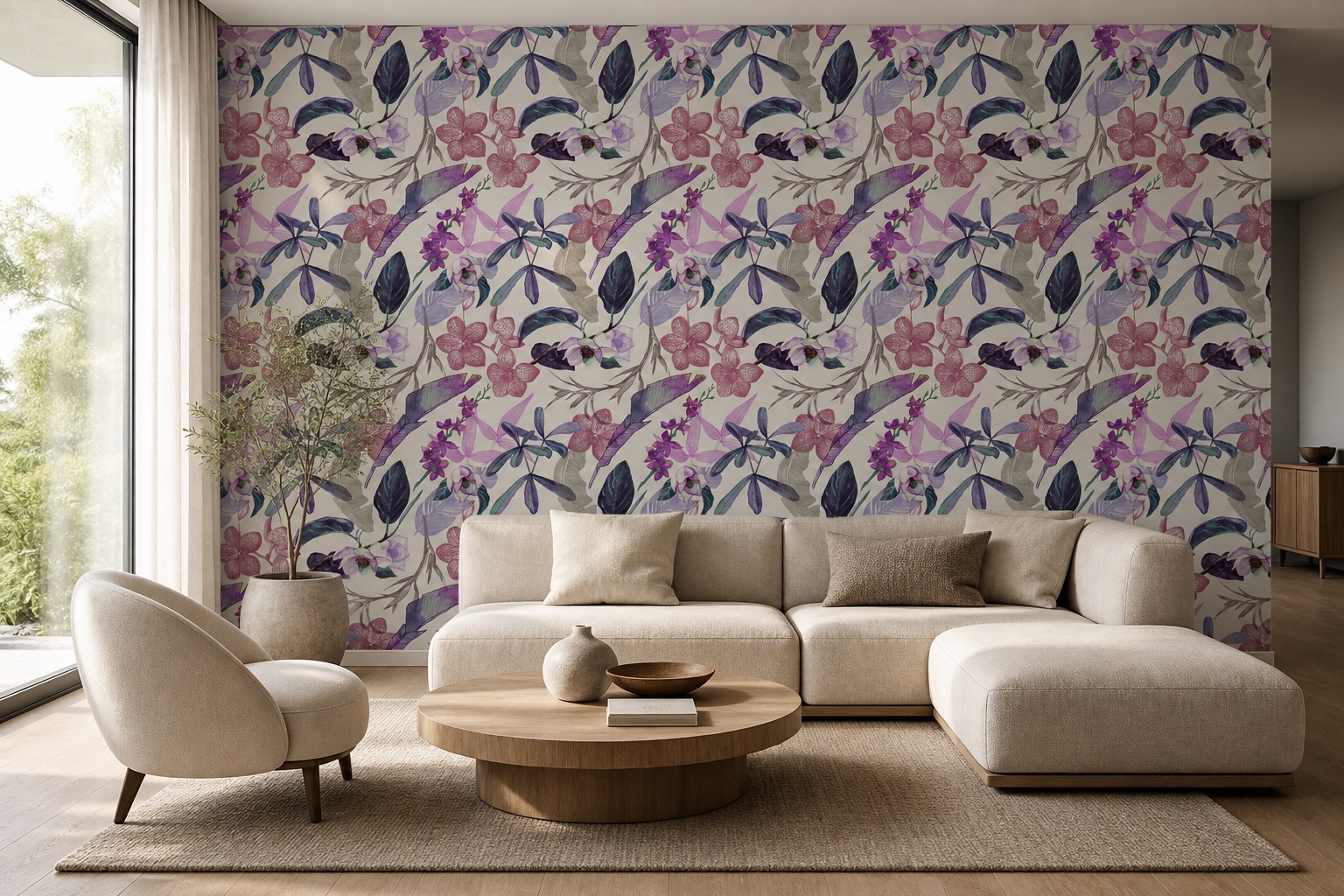 fototapeta Fototapeta Tropikalne Kwiaty wzór 3 na ścianie w salonie fototapeta Fototapeta Tropikalne Kwiaty wzór 3 na ścianie w salonie