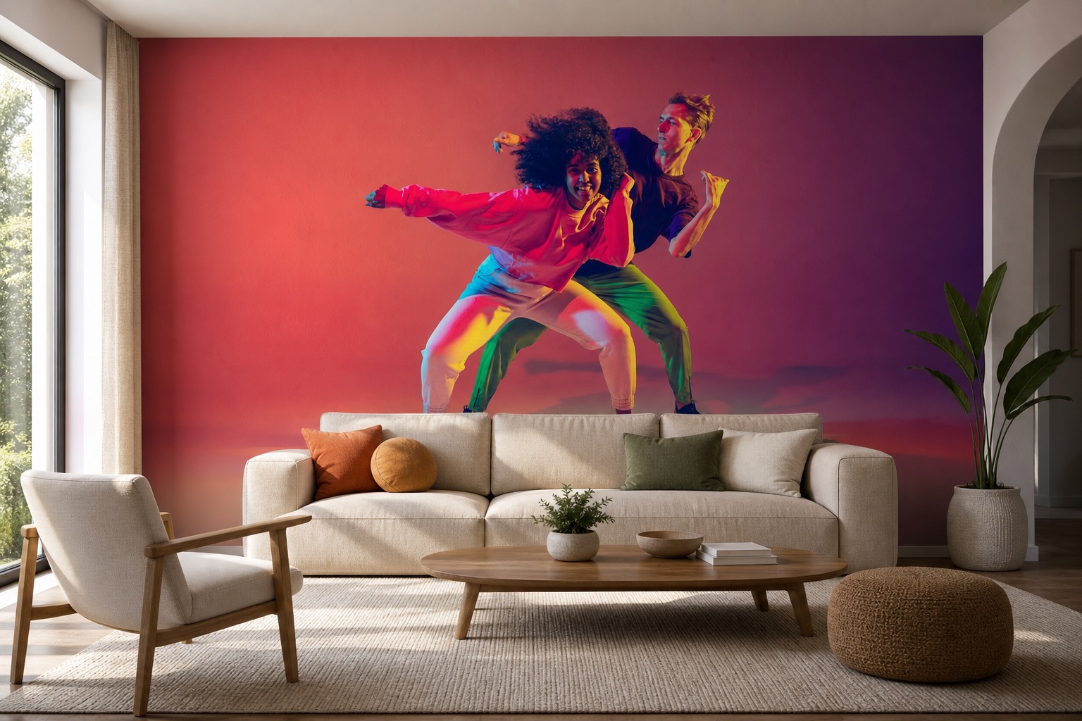 fototapeta Fototapeta Taniec Hip-Hop na ścianie w salonie fototapeta Fototapeta Taniec Hip-Hop na ścianie w salonie