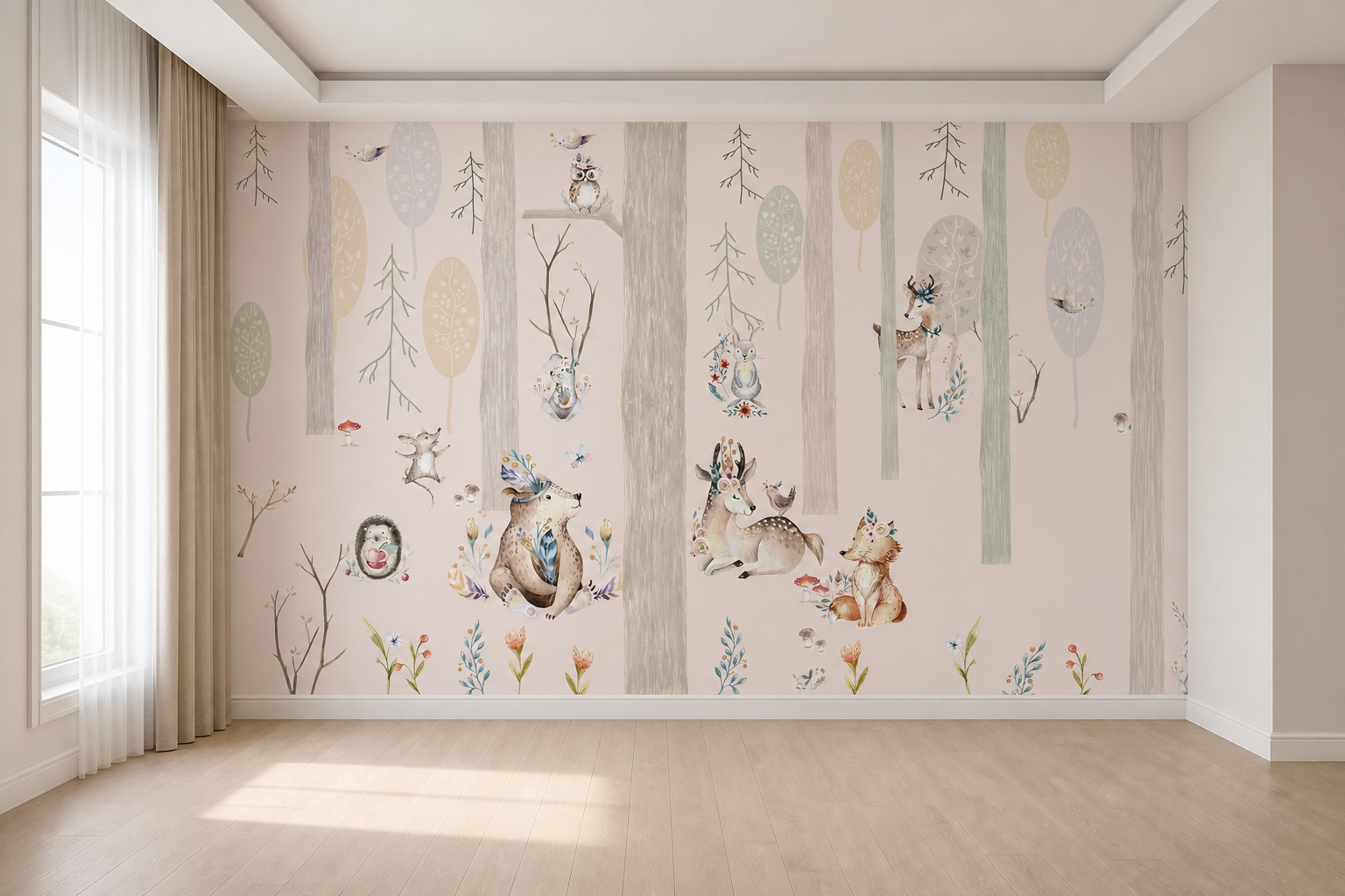 fototapeta Fototapeta Życie Leśne w aranżacji salonu fototapeta Fototapeta Życie Leśne w aranżacji salonu