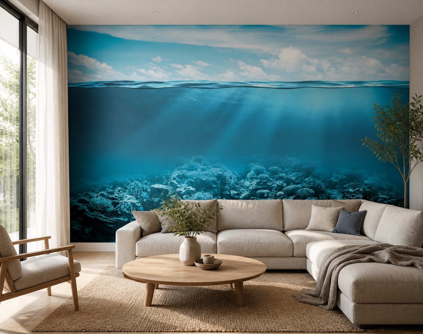 fototapeta Fototapeta Podwodny Ocean na ścianie w salonie fototapeta Fototapeta Podwodny Ocean na ścianie w salonie