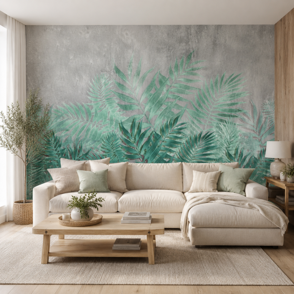 Mural zieleń