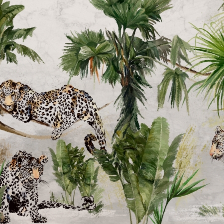 Fototapeta Tropikalna Oaza Leopardów