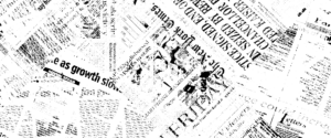Fototapeta Gazetowy Monochrom