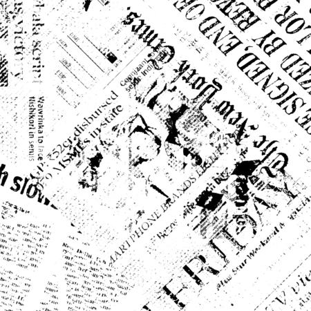 Fototapeta Gazetowy Monochrom
