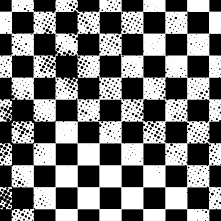 Fototapeta Szachownica Halftone